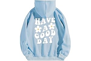 Y2K Teens Oversized Hoodie for Girls - Whimsical Graphic Pullover for a...