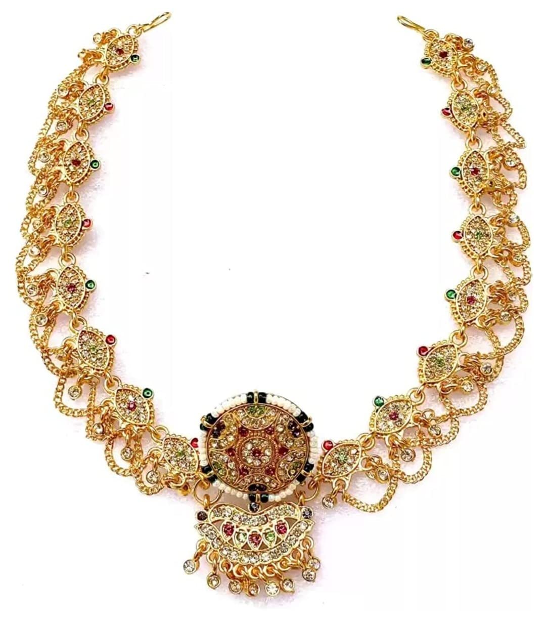 See full amazon price history chart for NIKYANKA Gold Plated Jewellery Traditional Rajasthani golden borla,rakhdi for Womens and Girls NIKYANKA Gold Plated Jewellery Traditional Rajasthani golden borla,rakhdi for Womens and Girls (B0BGCGC2MC) Amazon Price History, Amazon Price Tracker