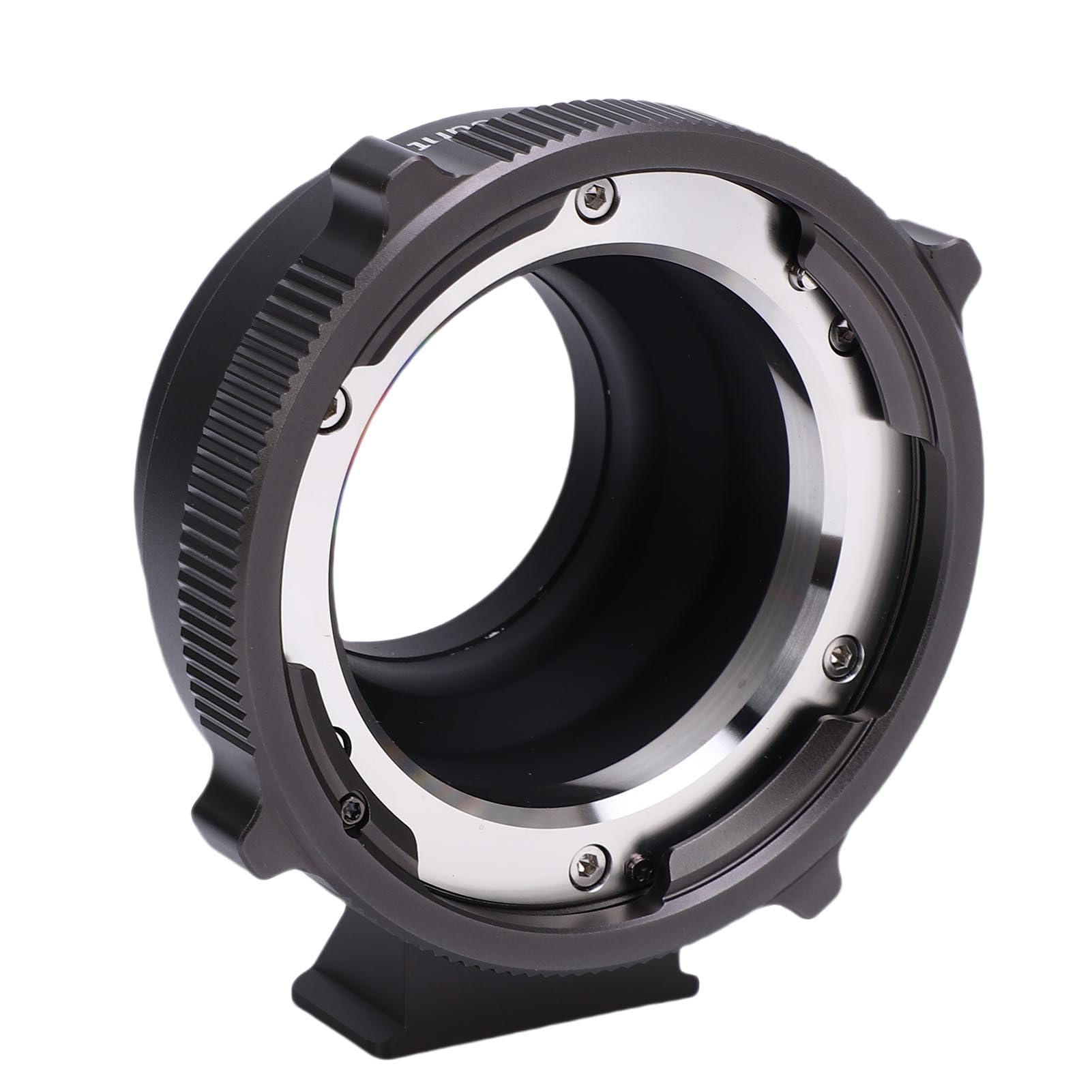 XUMIUZIY Adattatore Obiettivo PL-E, Anello in Alluminio per Fotocamere | Convertitore per attacco obiettivo, controllo automatico dell\'apertura, compatibile con le fotocamere della serie NEX,