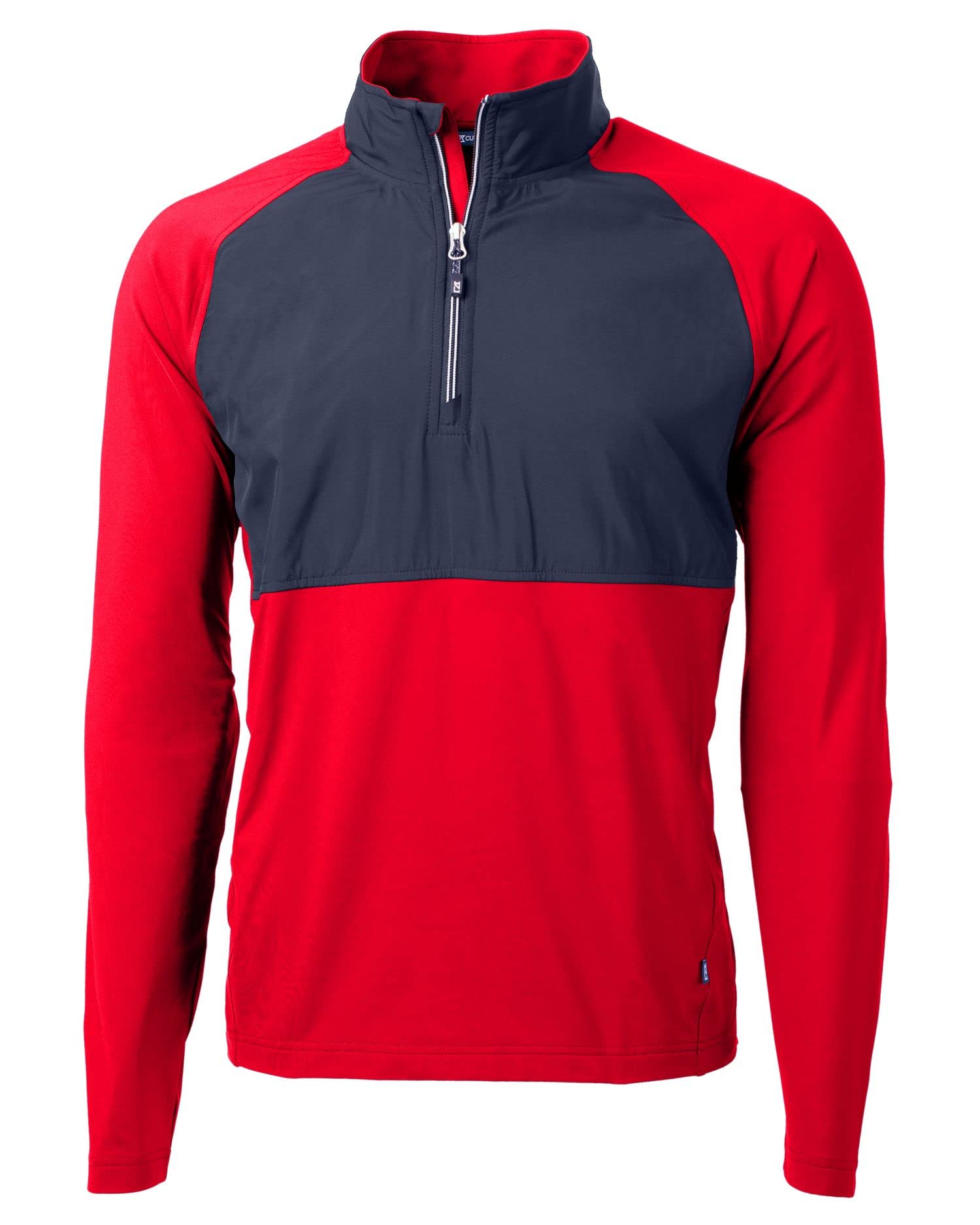 Cutter &amp; Buck Men's Adapt Eco Knit Hybrid Recycled Mens Quarter Zip
