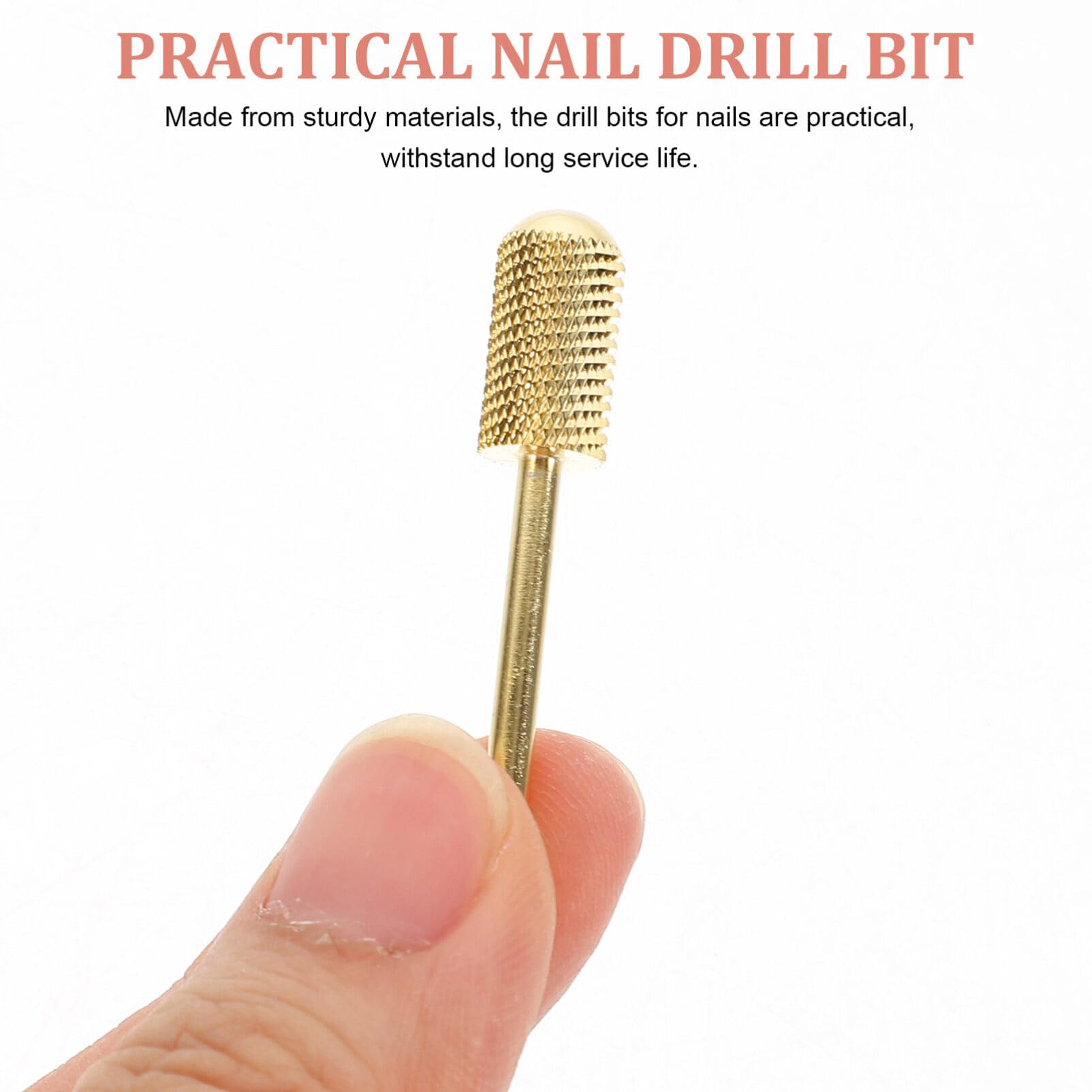 FRCOLOR 3pezzi Punte Per Unghie Set Punte Per Trapano Per Manicure e Pedicure Adatte Per e Facili Installare e Utilizzare Per Unghie Acriliche e Rimozione Gel