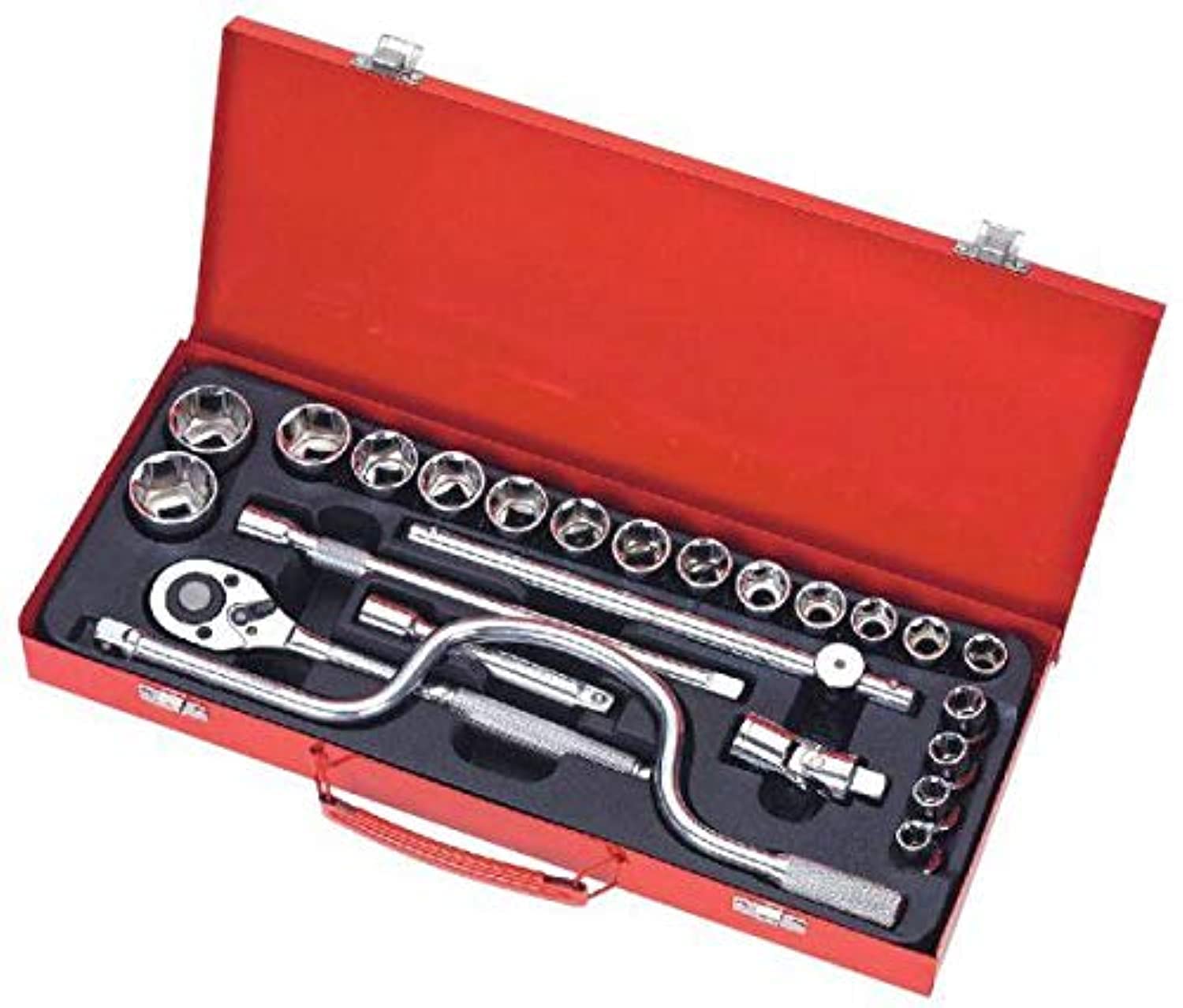 Wrench and Socket set with Tool Box (Pack of 24)
