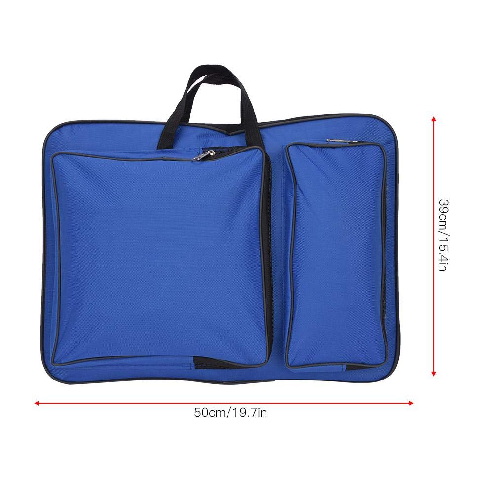 Borsa per schizzi, borsa per schizzi da viaggio, borsa per arte multifunzionale 8K Borsa per schizzi da viaggio A3 Strumento da trasporto impermeabile per tavolo da disegno