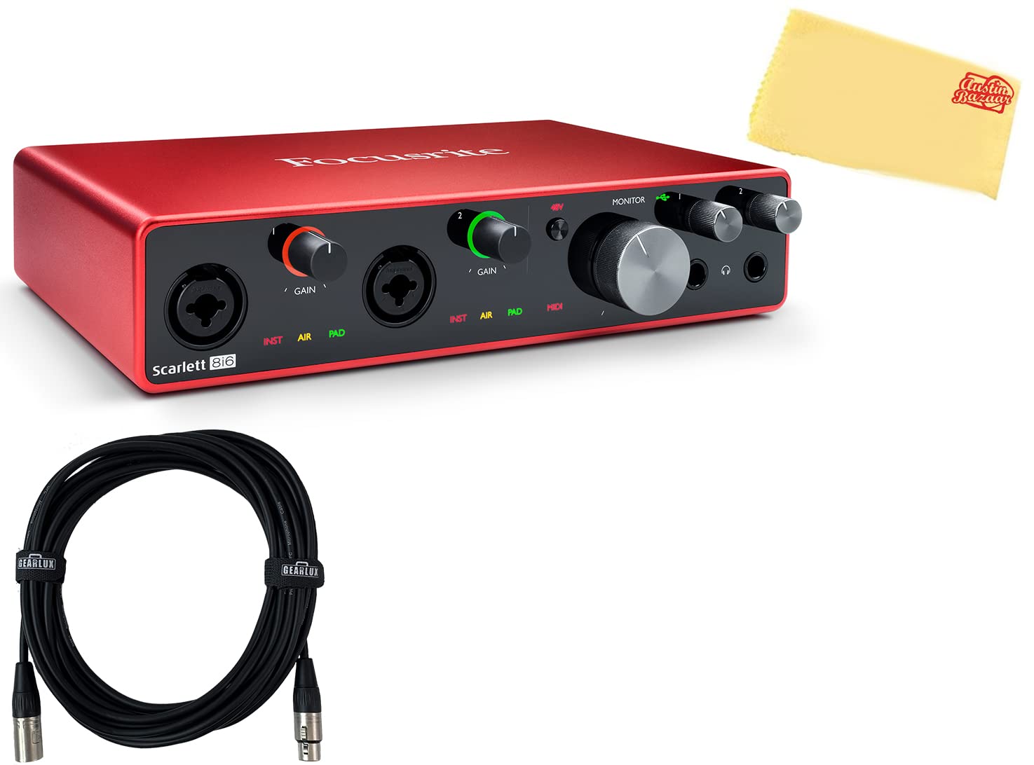 Amazon.com: Focusrite Scarlett 8i6 3rd Gen 8-in, 6-out USB Audio 
