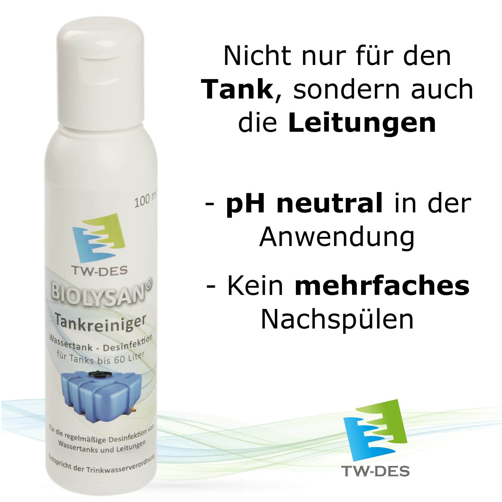 TWDES Hygieneset Saison - Wasserhygiene, Tankreiniger und Entkalker