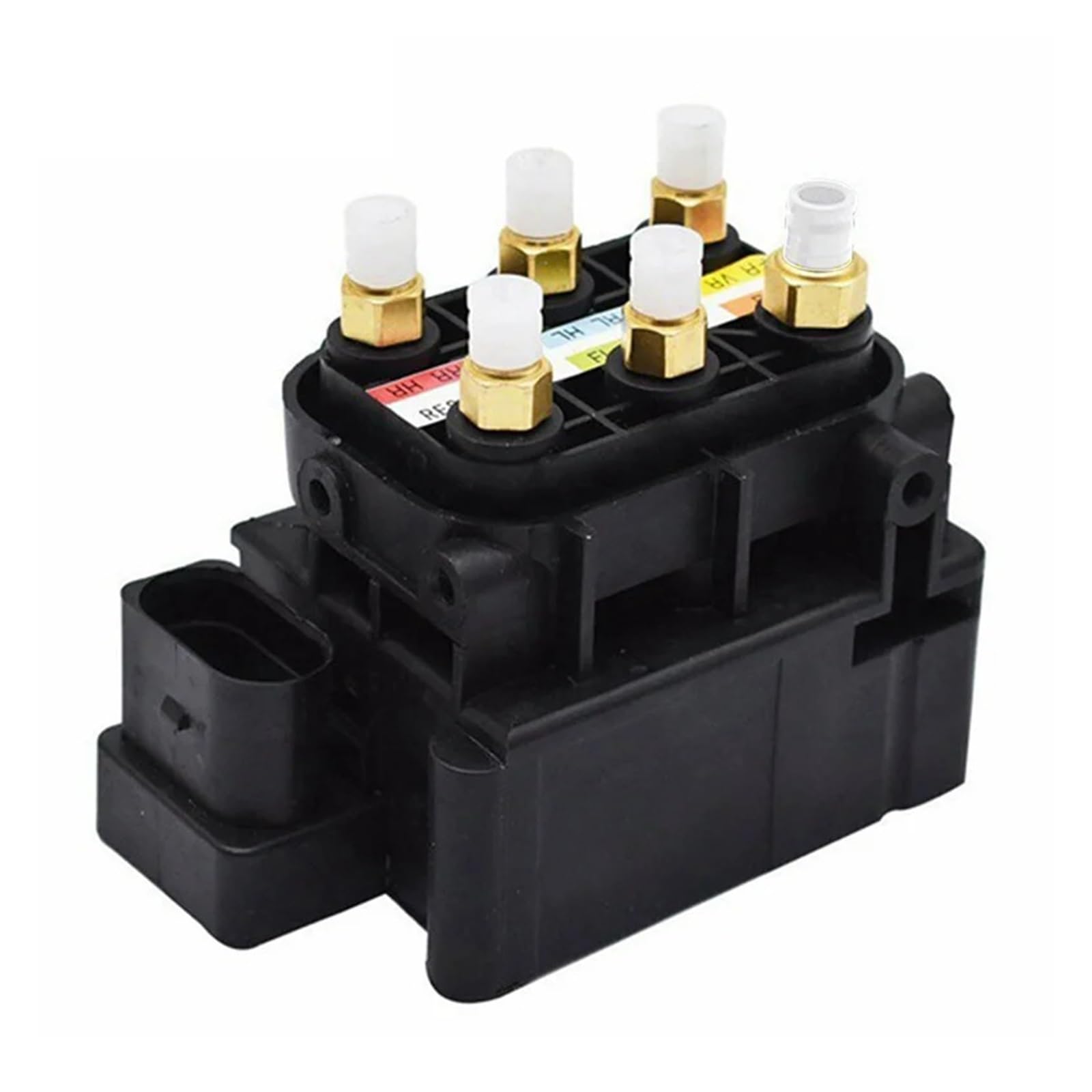 Lxfxnqjte Black 2X Air Suspension Supply Solenoid Valve Block Compatible For Benz W221 W164 Gl X164 W251 A2123200358 A2513200058 1643201204-A99d