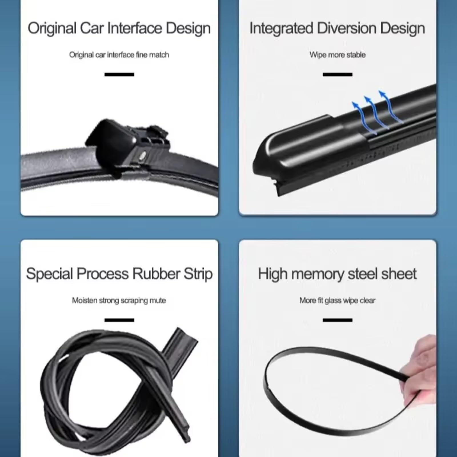Kit Tergicristallo Compatibile Con Benz Per Classe C W204 2013 2014 C180 C200 C220 C300 C250 C350 C63 Pulizia Parabrezza Tergicristalli(LHD)