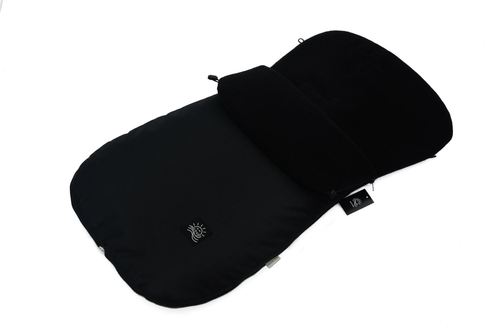 UNIVERSAL FOOTMUFF COSY TOES BABY BUGGY STROLLER PUSHCHAIR PRAM LINER LUXURY (black)