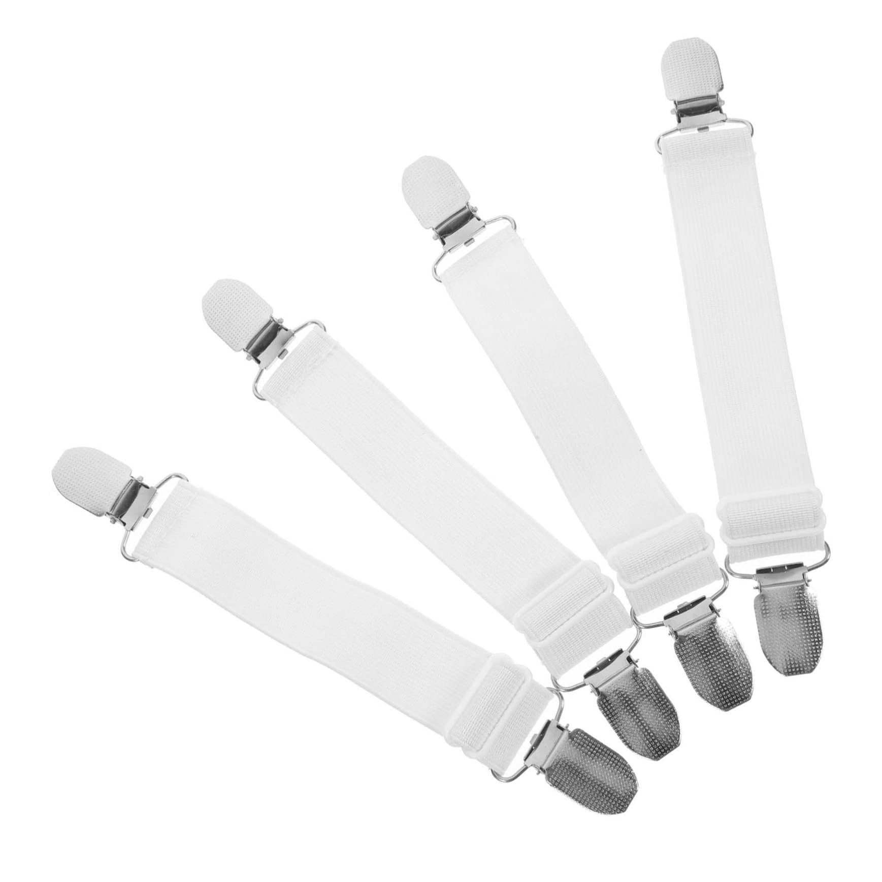 Milisten Elastic Cuffs Fasteners 4pcs Pant Leg Stirrups Boot Clips for Outdoor Activities