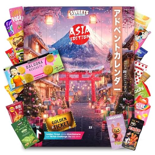 Aziatische snoep adventskalender 2025