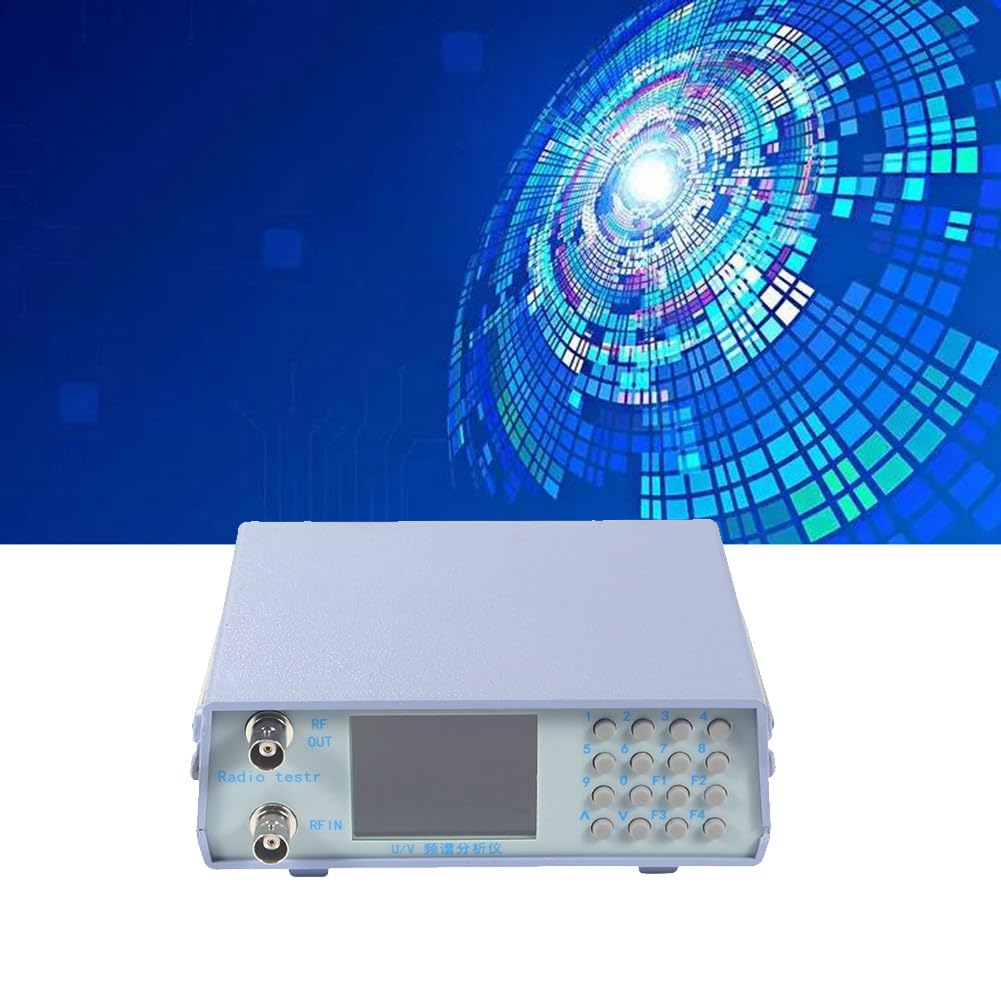 Duplexer V Dual Band Analyzer mit Tracking Source VHF Dual Band Spectrum Analyzer Portable Spectrum Analyzer Einfach zu bedienen