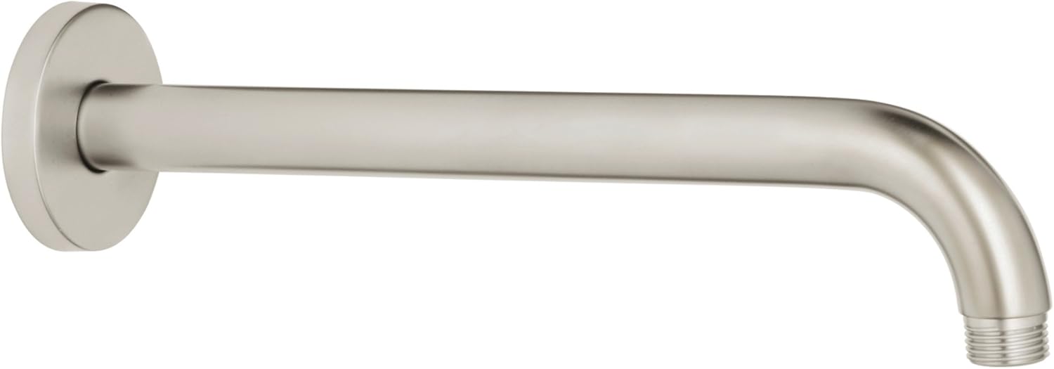 Grohe 28577000 Rainshower 12 In. Shower Arm, Starlight Chrome