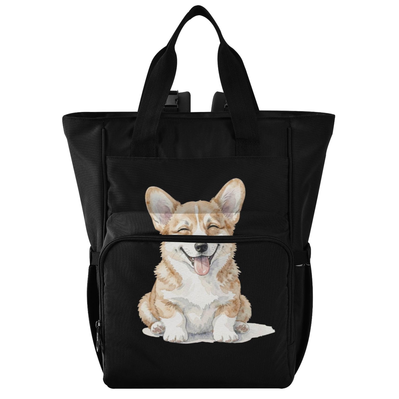 GuoChe Dobby - Mochila para pañales de nailon con múltiples bolsillos