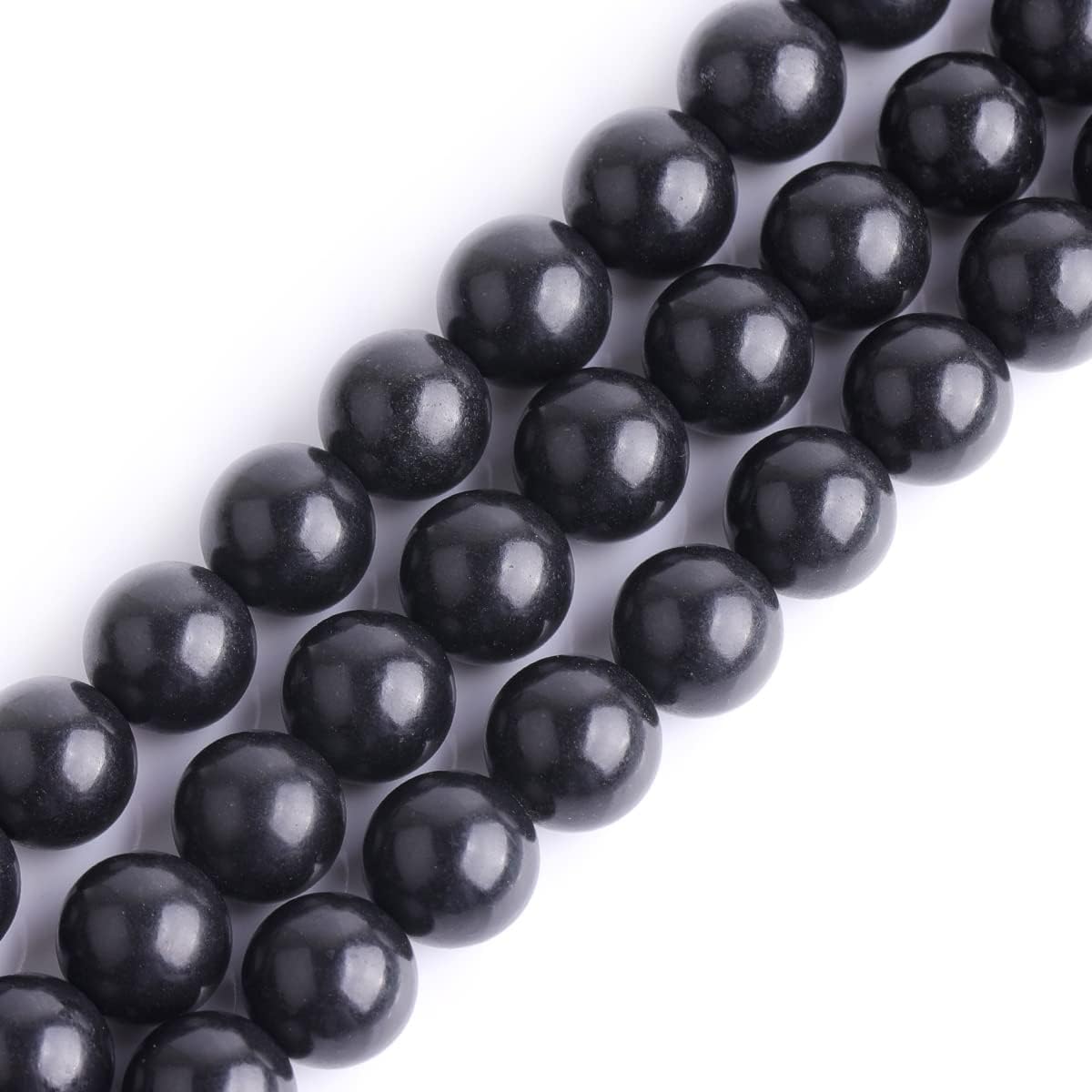 GEM-Inside Natural 8mm Blue Kyanite Gemstone Round Smooth Loose Beads Crystal Energy Stone Power for Jewelry Making 15"