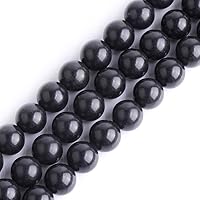 Vista 80 de GEM-Inside - Cuentas sueltas de ágata india natural de 0.157 pulgadas (0.157 in) con cuentas redondas de cristal energético para hacer joyas, 15