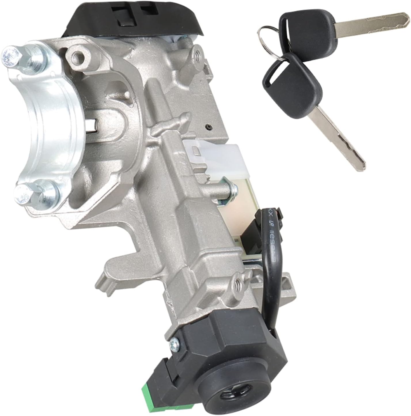 Ignition Switch Lock Cylinder Auto Trans Assembly with 2 Chip Keys Replacement for Accord 2008-2011 Replacement for 35100-SDA-A71