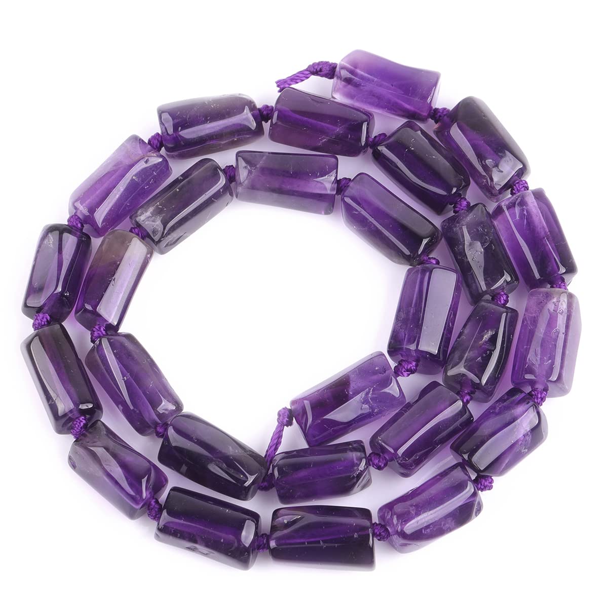 Perles améthyste naturelle à facettes pour créer vos bijoux bohèmes