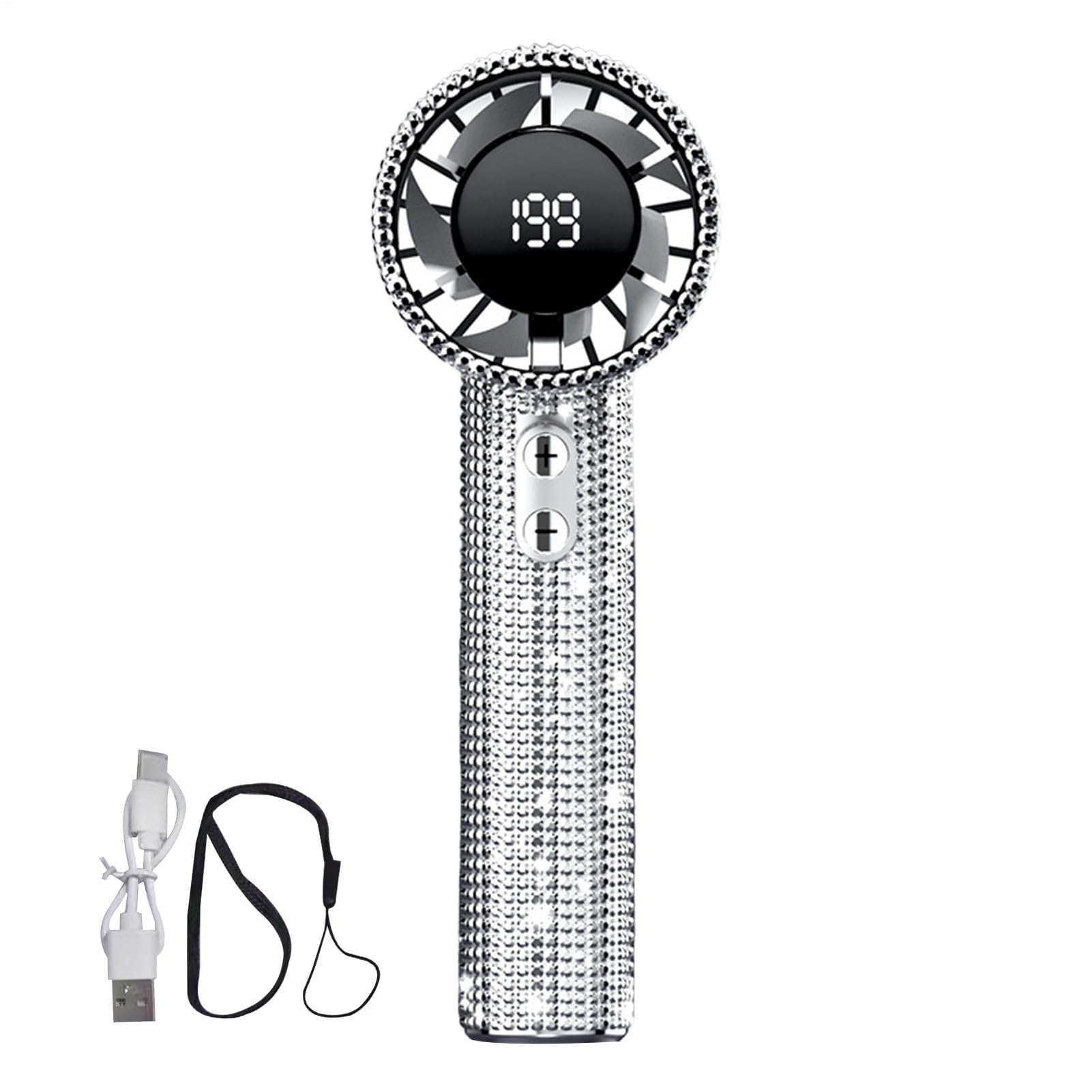 Ventilateur manuel haute vitesse dispositif de refroidissement nomade