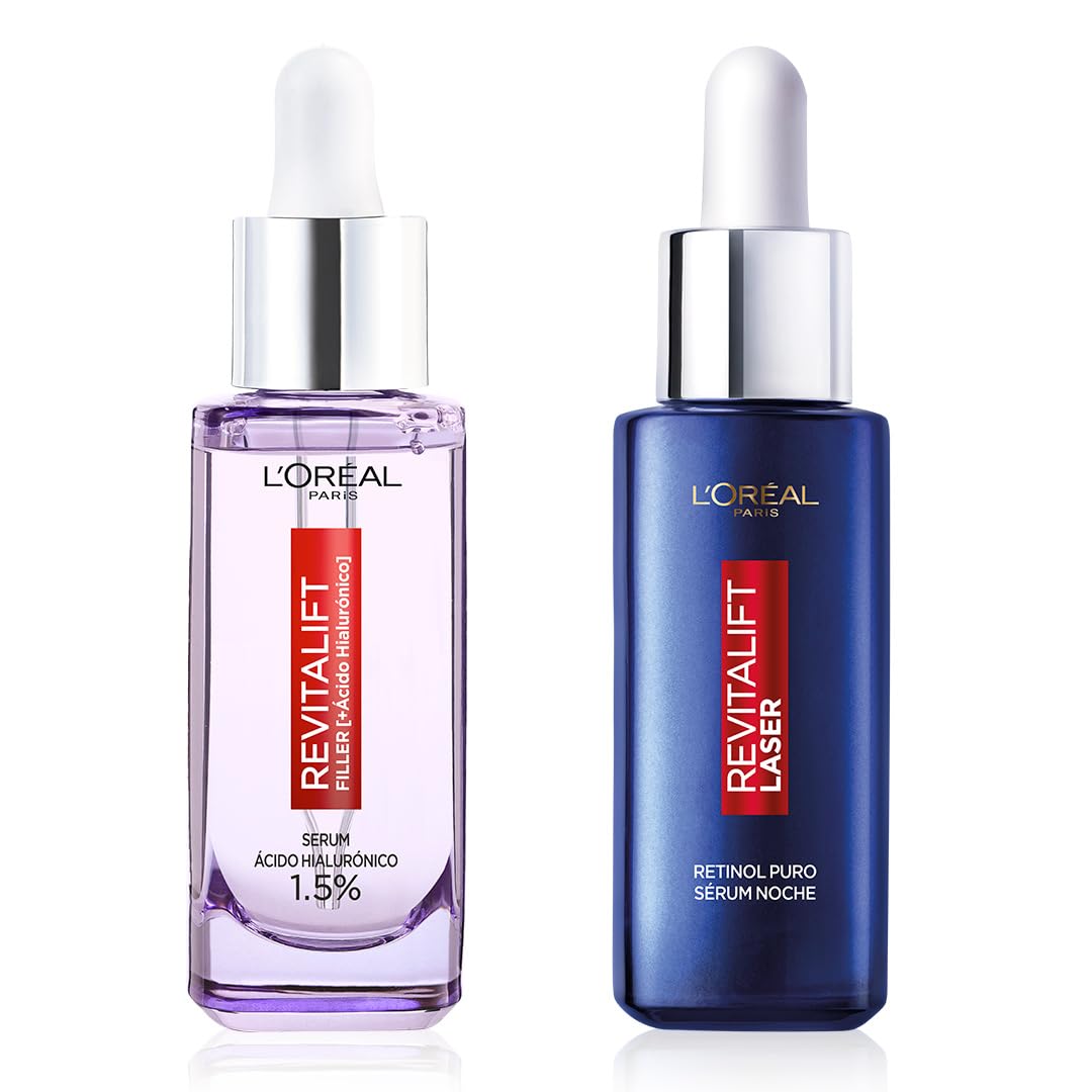 L'Oréal Paris Rutina Día y Noche Serum Filler y Serum Laser