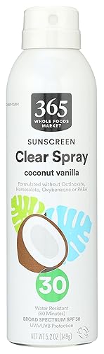 365 by Whole Foods Market, Protector solar SPF 30 Spray coco vainilla, 5.2 onzas