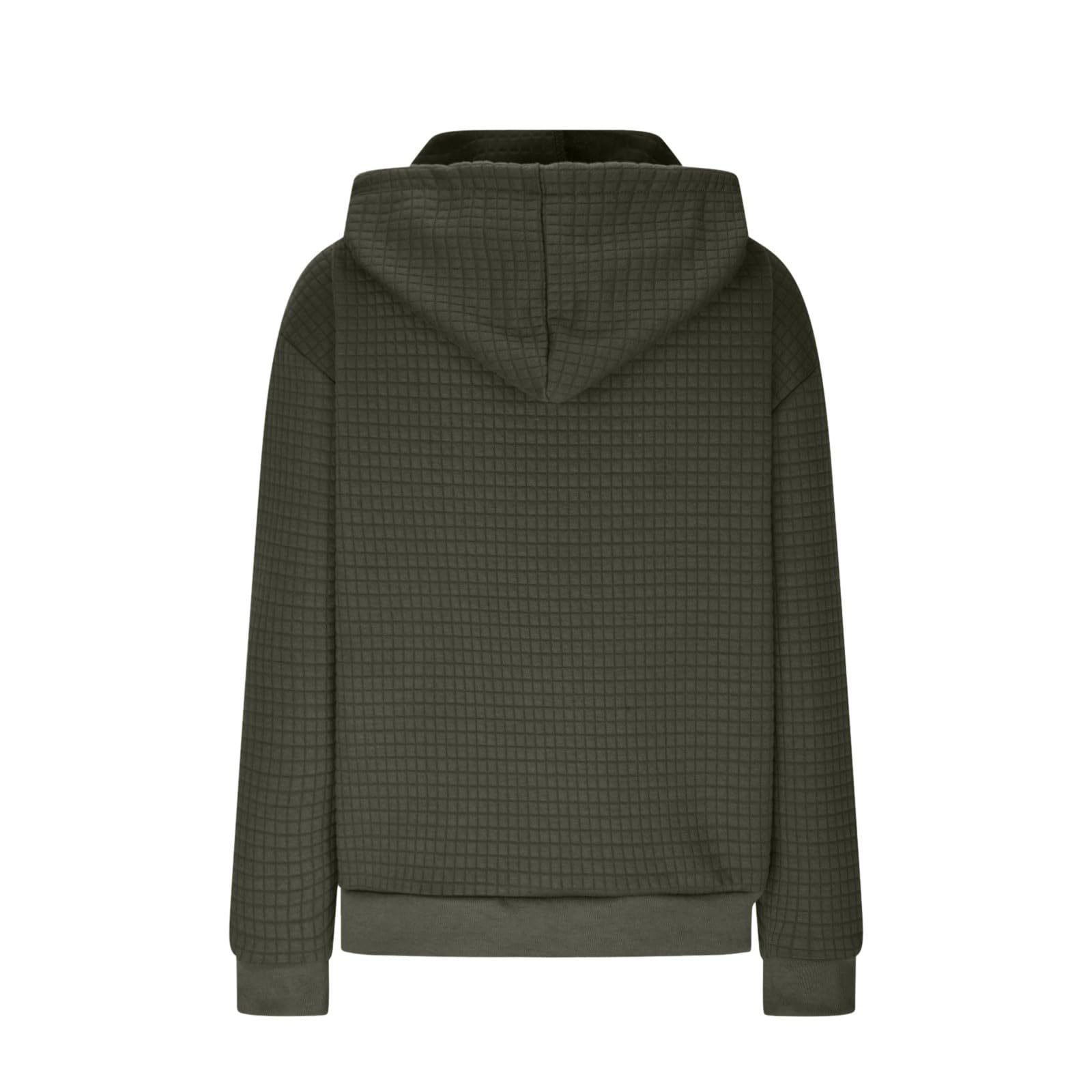 Generisch Pull à capuche à manches longues pour femme - Surdimensionné - Noir - Avec cordon de serrage et poches - Pull à capuche surdimensionné pour les loisirs