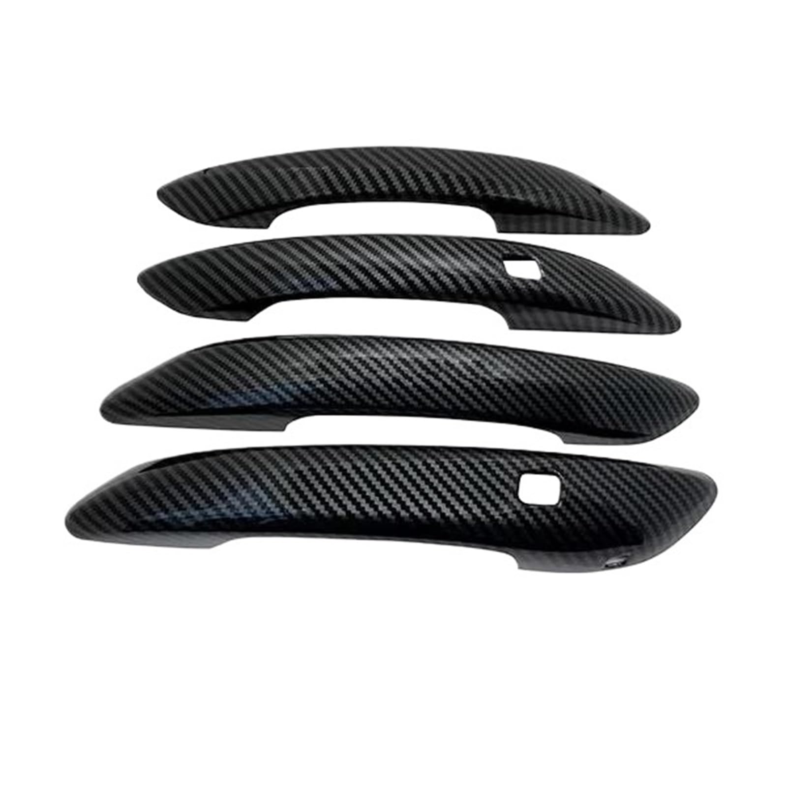 Zhqdrcy Carbon Fiber Door Open Handles For Hyundai For Elantra For Cn7 2021-2024 Sedan Car Door Handle Cover(Carbon Fiber)