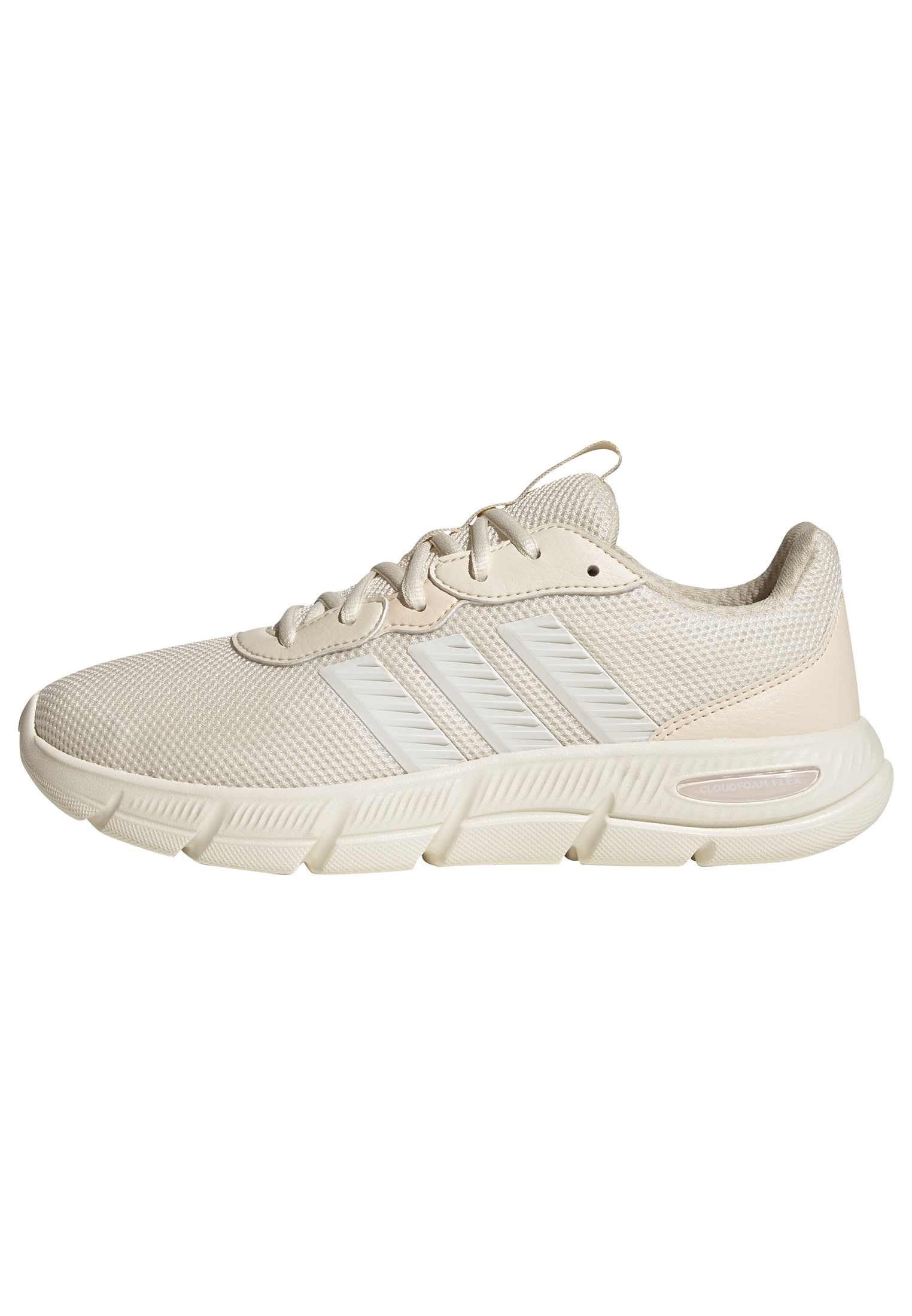 adidas Women's Cloudfoam Flex Laces Shoes, Wonder White/Off White/FTWR White, 5.5 UK
