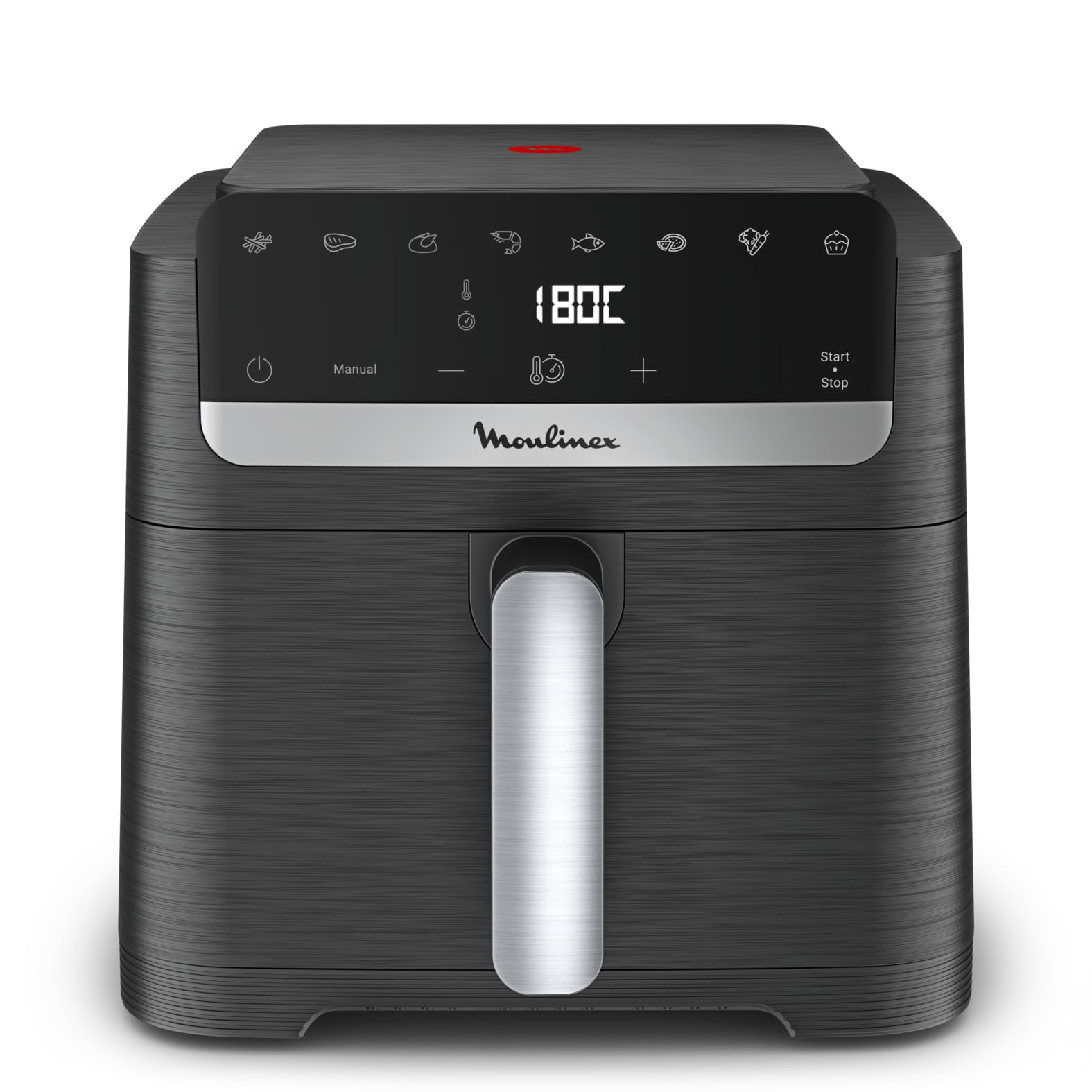 Moulinex Easy Fry Compact, Friggitrice ad Aria, 7,5 Litri, EZ8618 | Air Fryer con Capacità XL e Design Compatto, Touch Screen Intuitivo