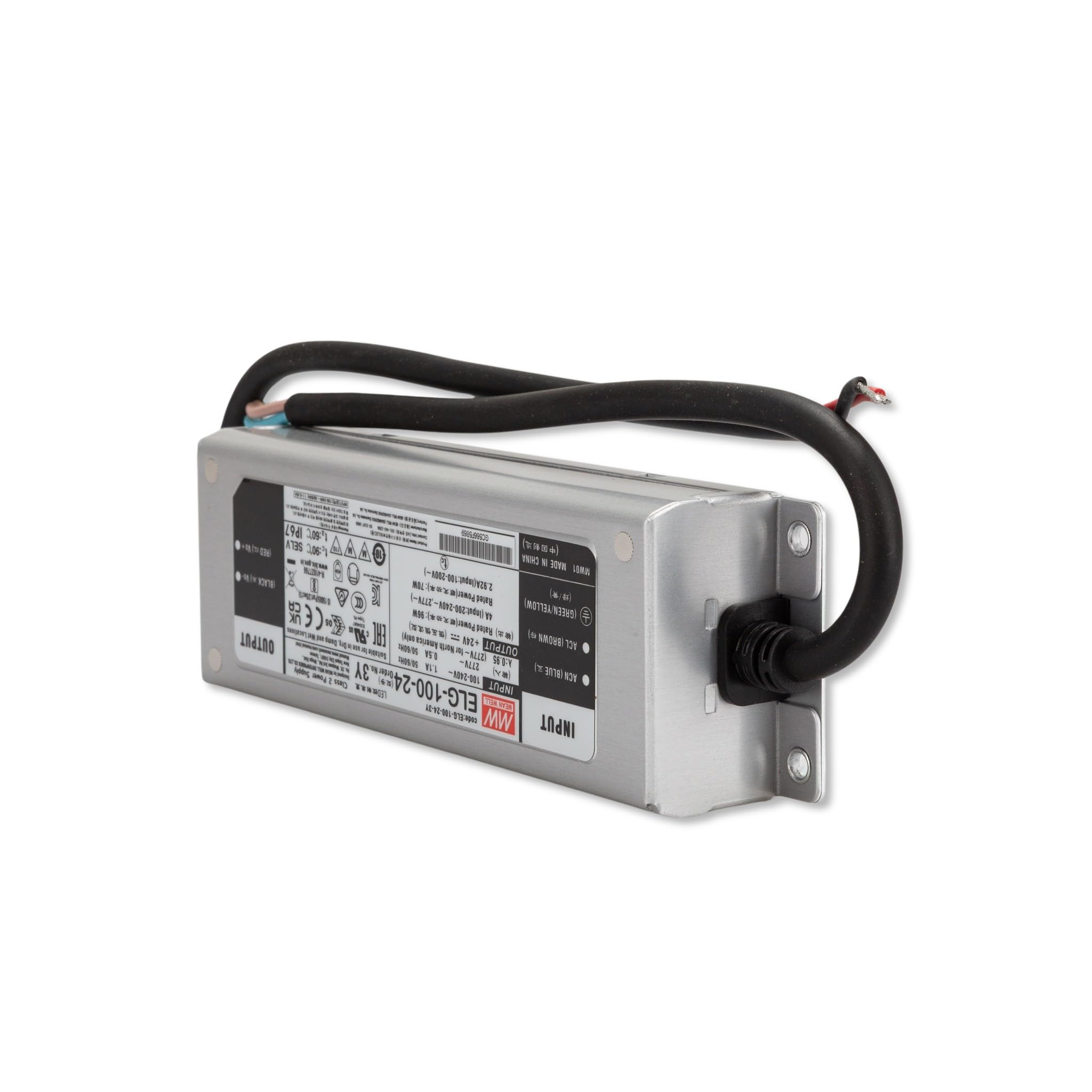Mean Well ELG-100-24-3Y LED-Trafo, LED-Treiber Konstantspannung, Konstantstrom 96W 4A 24V/DC nein