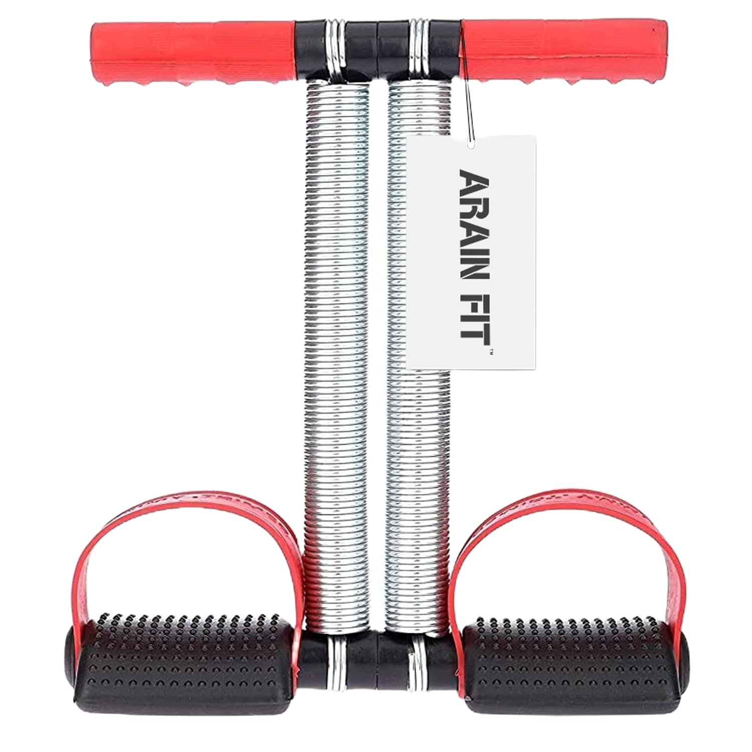Arainfit Red Tummy Trimmer Abdominal, Leg Exerciser Double Spring Tummy Trimmer Weight Loss Equipment for Men and Women-image-28