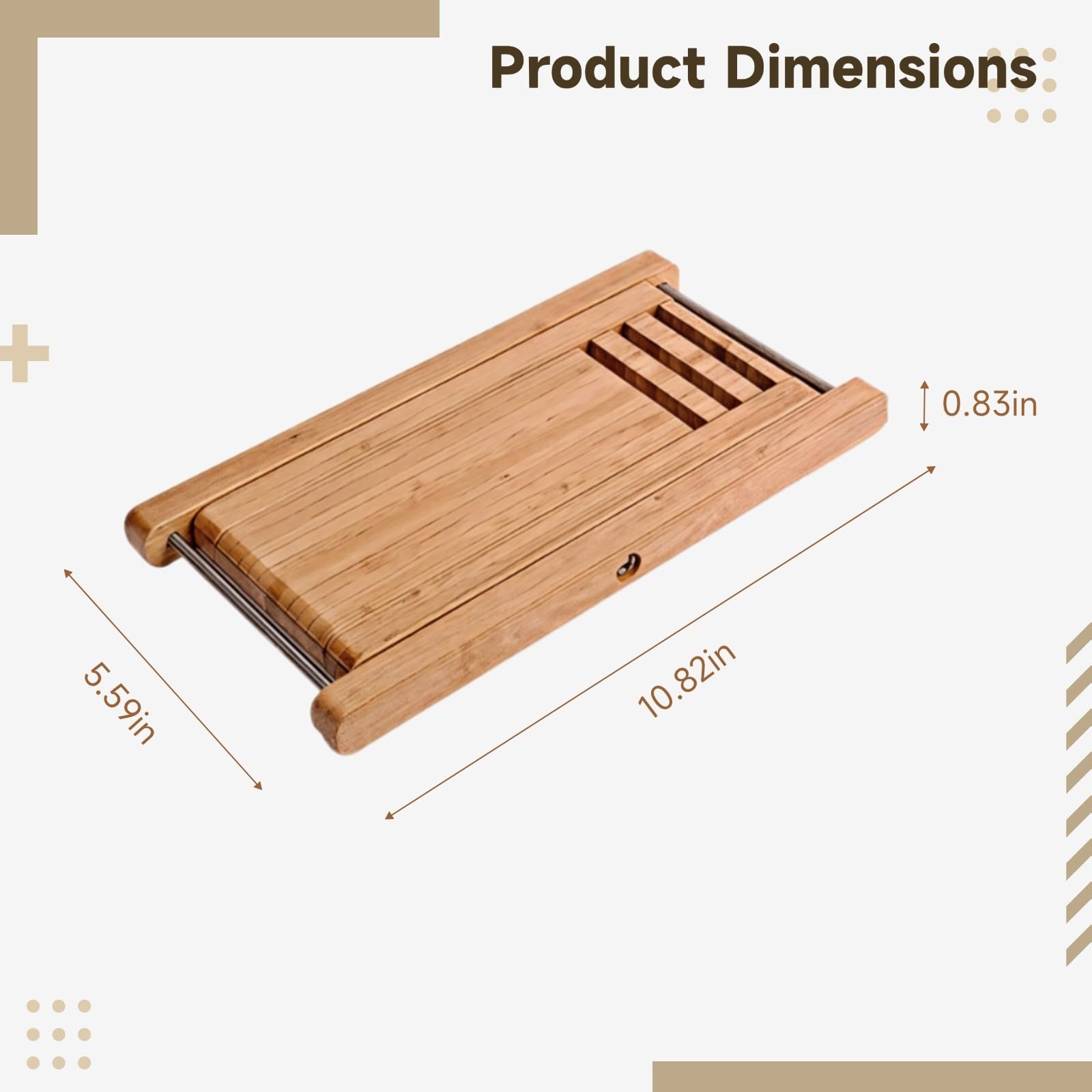 Adjustable Wooden Guitar Footrest Stand, Foldable Guitar Foot Stool for Classical & Acoustic Guitars