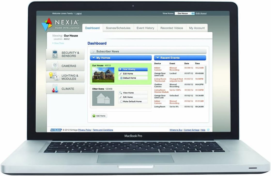 Schlage BE469NX CAM 625 Connect Camelot Touchscreen Deadbolt with Built-In Alarm, Works with Alexa via SmartThings, Wink or Iris, Bright Chrome, BE469 CAM 625