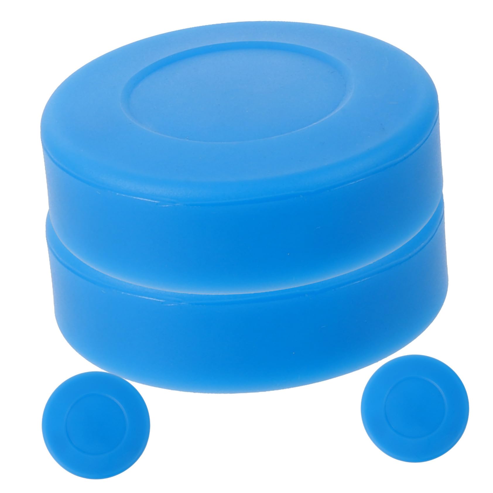 BESPORTBLE Replacement Ice Hockey Puck 4pcs Hockey Plastic Training and Game Use Low Friction Regulation Size