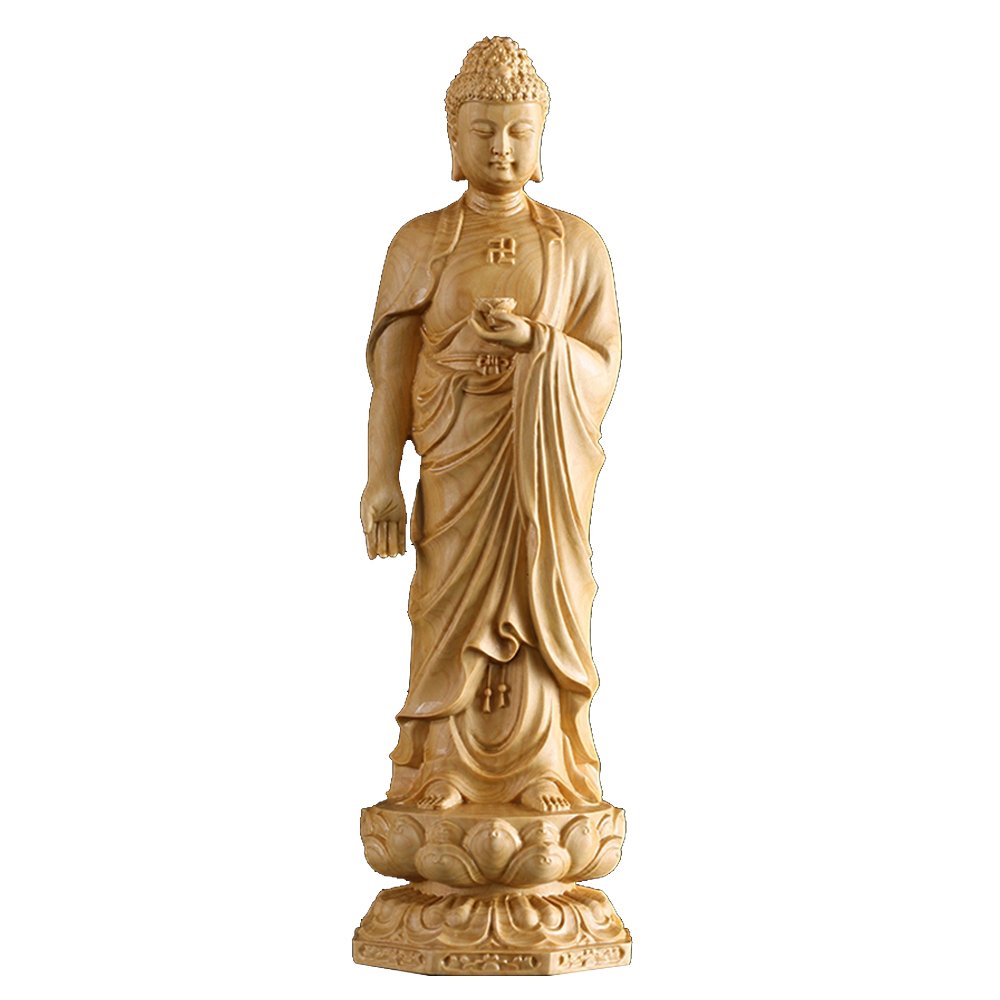 豪華！木彫仏像 三面阿弥陀三尊座像 彫刻 仏教工芸 柘植材 41W8zn5H8kL._SS200_.jpg