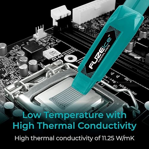 Miniatura 6 de Iceberg Thermal FUZEIce - Disipador térmico para CPU y GPU, grasa de alto rendimiento (0.12 oz) (11.25 WmK)