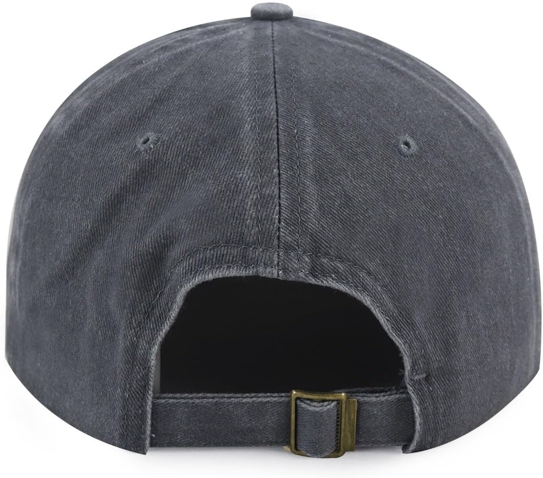 Papa Because Grandpa is for Old Guys Hat for Men, Funny Adjustable Cotton Embroidered Baseball Cap - Image 5