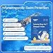 KMXNVB Waterproof Swimming Pads for Women, Skin Friendly Private Area Protection, Waterproof Private Patches, Dirt Prevention for Swimming, Daily Activities, Bathing, Spa & Water Sports (10)
