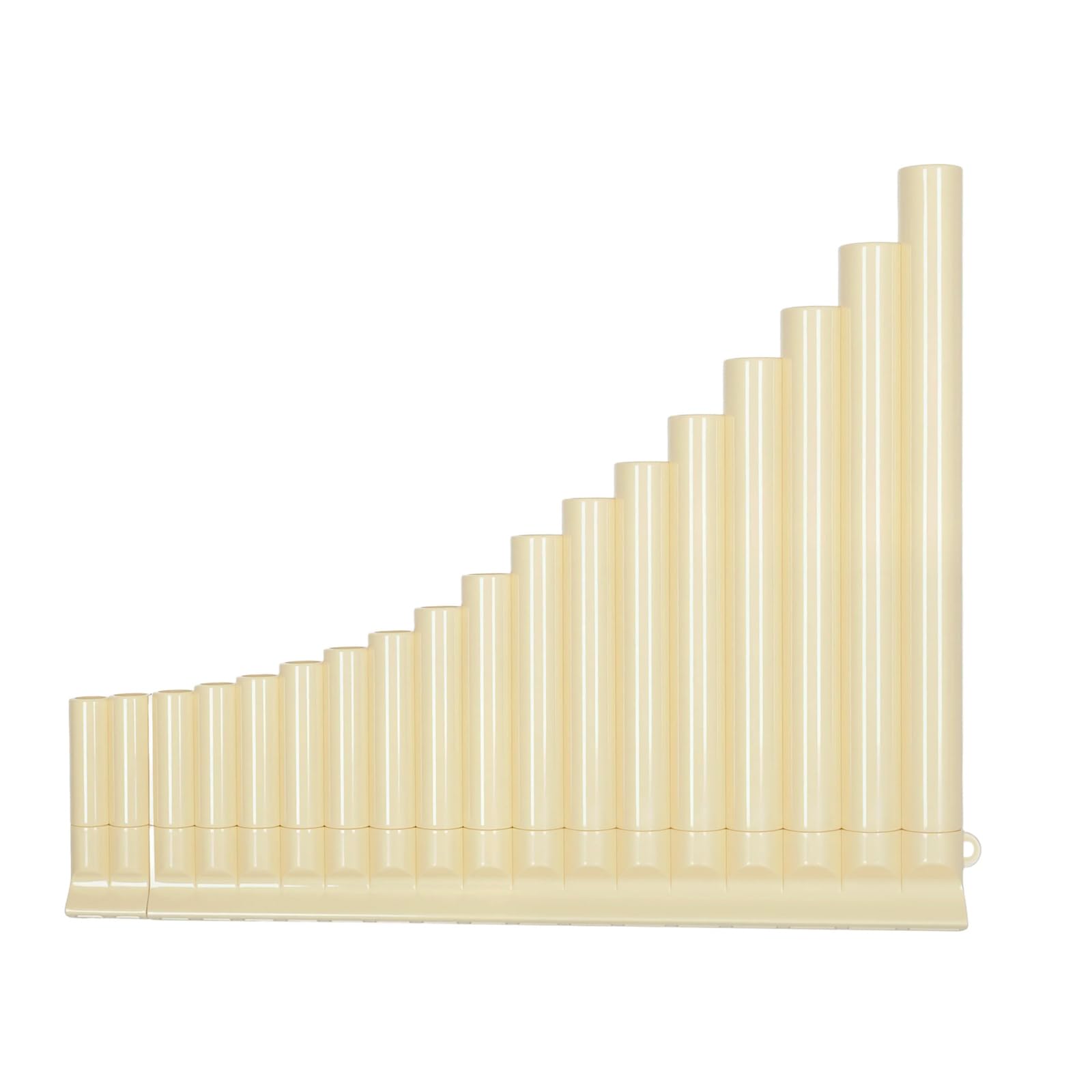 rayzm Flauto di Pan a 18 Note per Principianti, Chiave C, Destrorso, Plastica ABS, Flauto Tenore con 2 Tubetti Rimovibili, Suono Luminoso, Portatile e Durevole