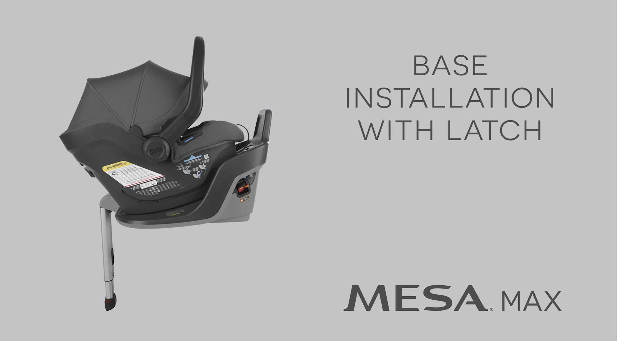Watch UPPAbaby Mesa Max Infant Car Seat Base Installation w/ Latch on Amazon Live