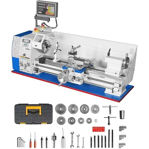 Metal Lathe Machine with DRO 11'' x 30'' High Precision Benchtop 0-2000 RPM Brushless Motor Variable Speed Metal Working Machine 2HP Small Lathe without Stand, Model 1130VD