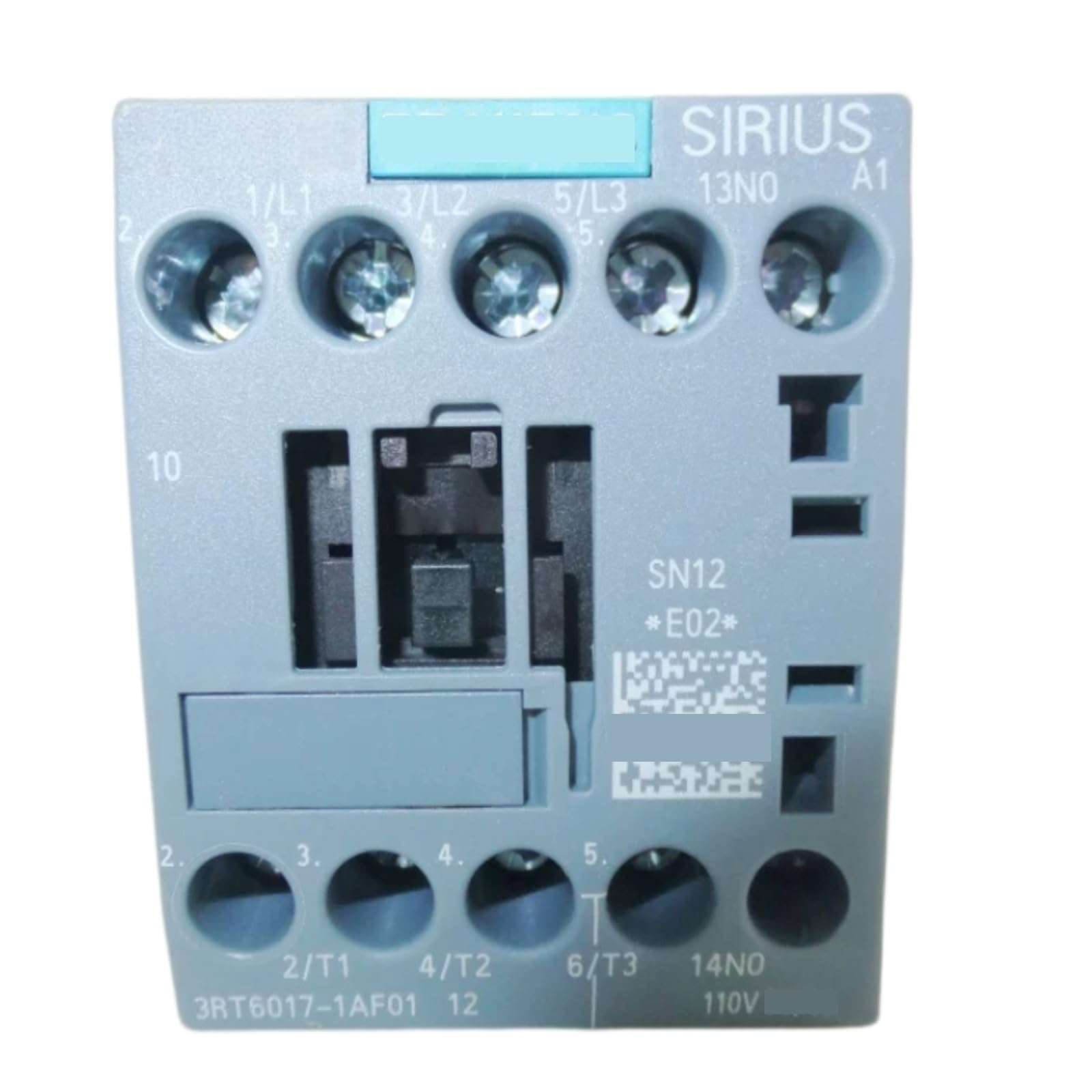 JHSLJCQS Contactors 3RT6017-1AF01 3RT60171AF01, 12A 110V DIN Rail Mount Contactor