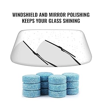 U S Company Accessories in 5 PCS/1Set Car Wiper Detergent Effervescent Tablets Washer Auto Windshield Cleaner Glass Wash Cleaning Tablets