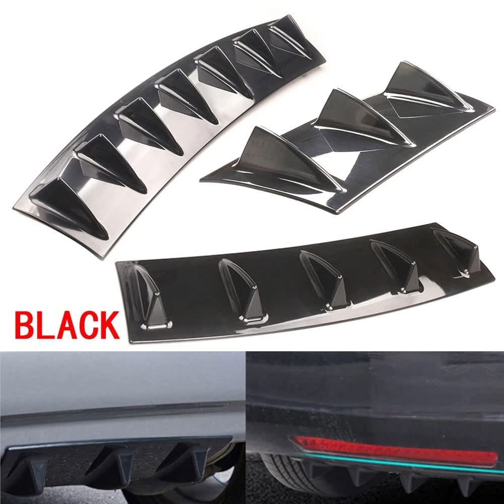 Diffusore Paraurti Posteriore Auto per Audi A1 A3 A4 A5 A6 A7 A8 B6 B7 B8 B9 C6 C7 C8 D3 D4 D5 D6,Spoiler Posteriori Diffusore Labbro Posteriore Modifica Accessori,A/7fin