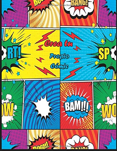 Crea tu Propio Cómic: Libera tu Creatividad Interior con este Tebeo en Blanco, 150 Páginas, 8.5" x 11" inch.