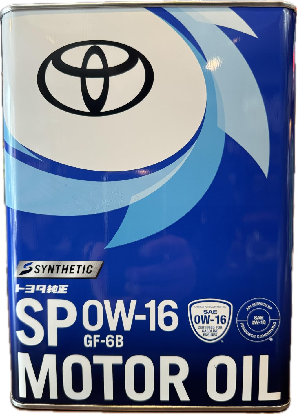 Amazon | TOYOTA(トヨタ) 純正モーターオイル SP 0W-16 4L 08880-14405 