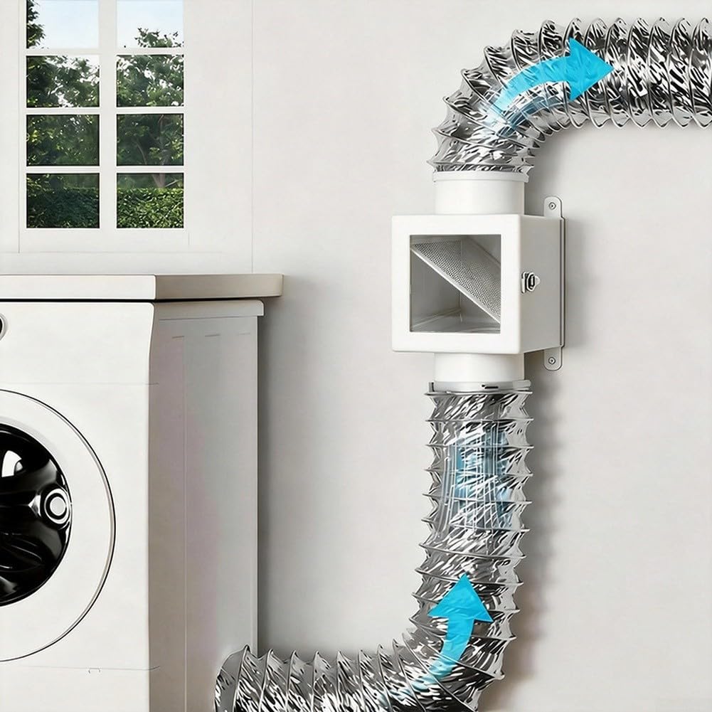 4 Zoll Metall Flusensieb für Wäschetrockner mit Filtergitter