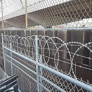 Efficacy Concertina Coils Fencing & Security Coil for Garden and Buildings, Property Safety Fencing (600mm - 6Meter Length) 1Coil