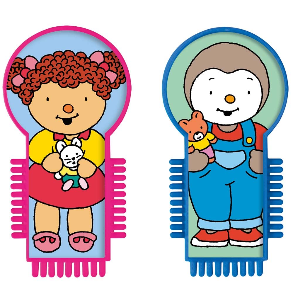 BLOKO T'Choupi & Lalou Baukasten – 50 Bausteine + 2 Figuren, Ab 12 Monaten, Leicht Zu Greifen