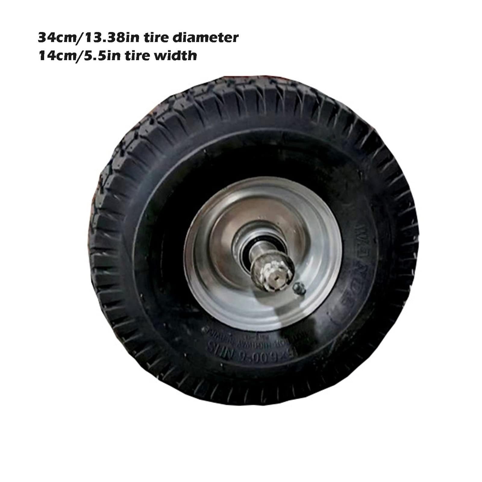 Koło Jockey Trailer Heavy Charge - Zestaw podpórki do przyczepy Jockey, koła do przyczepy plażowej, koło podporowe do przyczepy 34 cm, 900 kg, obciążenie pionowe 29 cm, do przyczep