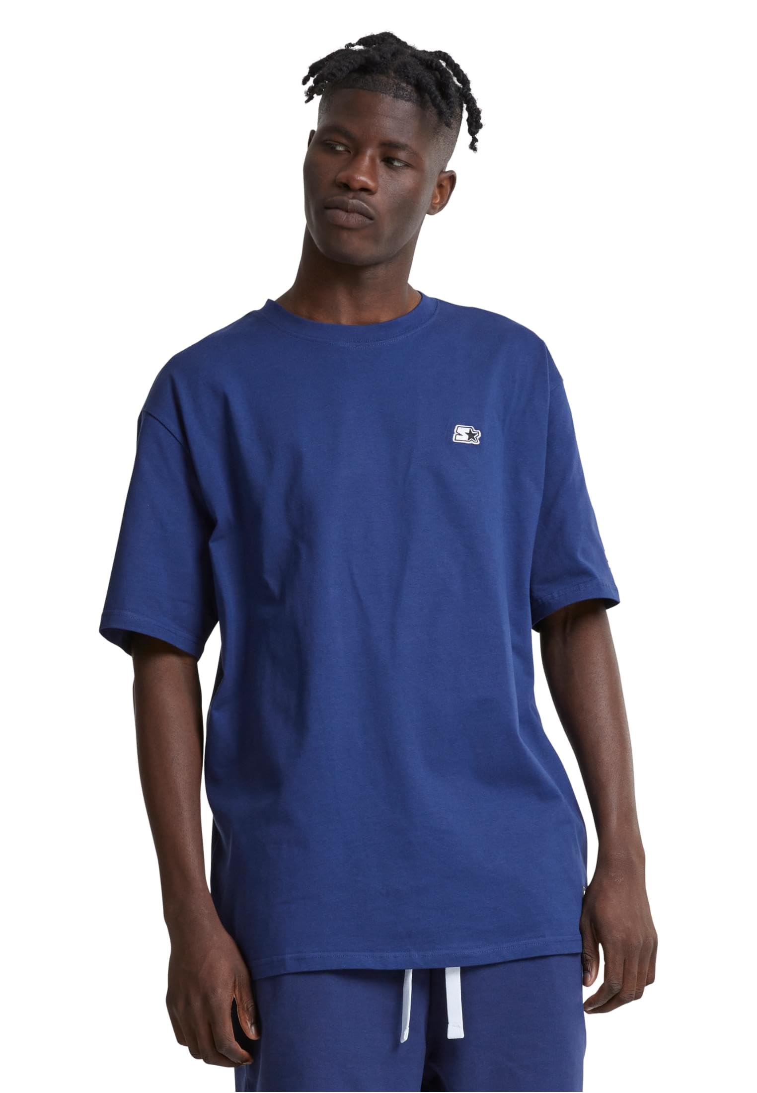 Starter Black Label Starter Essential Oversized Men's T-Shirt, Dark Blue, M